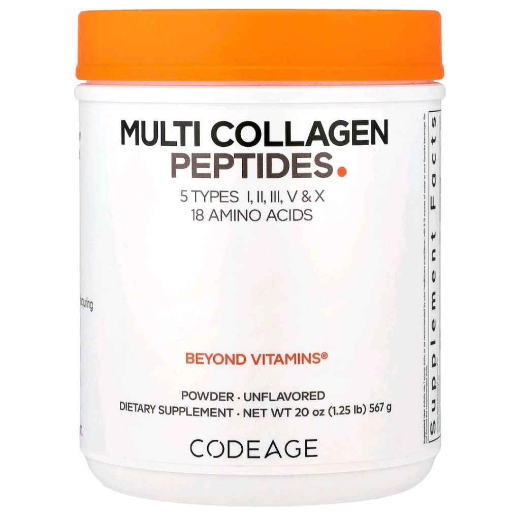 Codeage, Multi Collagen Peptides Powder, Unflavored, 20 oz (567 g)