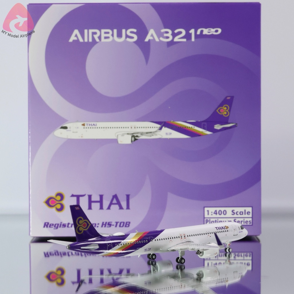 โมเดลเครื่องบิน Thai Airway A321-251NX HS-TOB [PH12060] Phoenix Model 1:400 [พร้อมส่ง] ราคา ถูกที่สุด ดีลบีเคเค แกลเลอรีภาพที่ 6