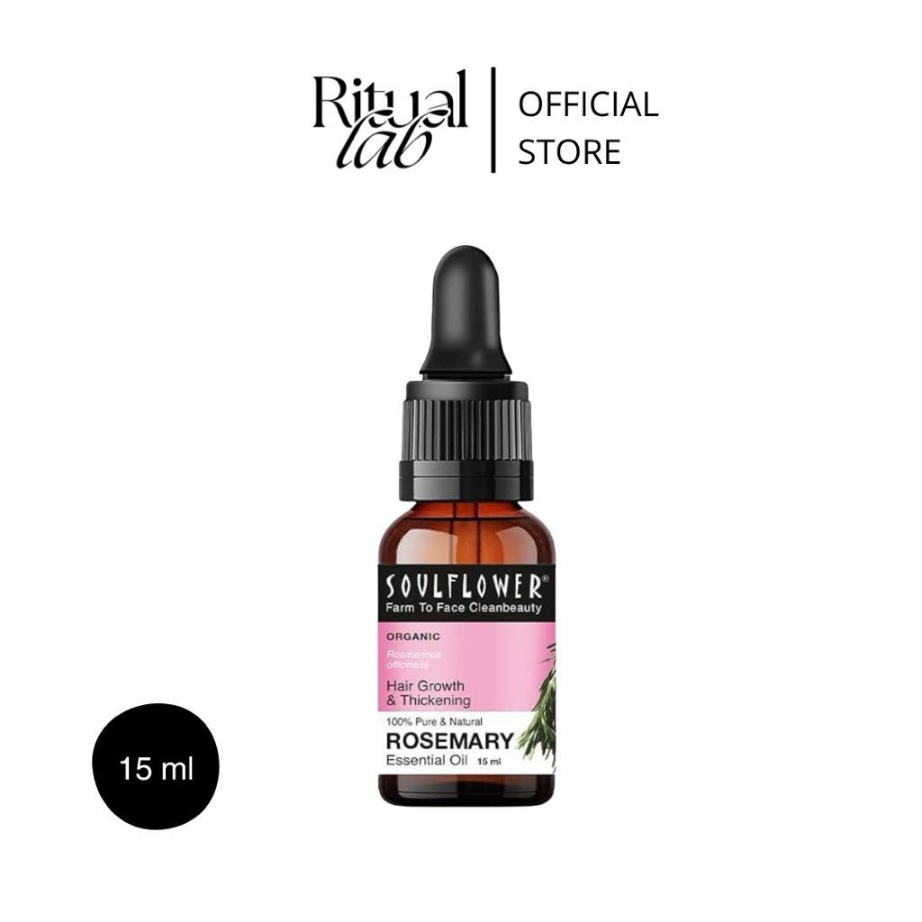 Soulflower 100% Pure Rosemary Essential Oil