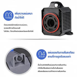 ปั๊มน้ำ GRECH ปั๊มน้ำประหยัดไฟ รุ่น CTP 5000 / CTP 6000 / CTP 7000 และ CTP 8000 ปั๊มน้ำตู้ปลา ปั๊มน้ำบ่อปลา