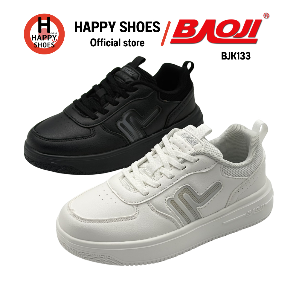 BAOJI บาโอจิ BJK133 รองเท้าผ้าใบ สำหรับเด็ก เบอร์ 33-37 นุ่ม เบา สวมใส่สบายเท้า