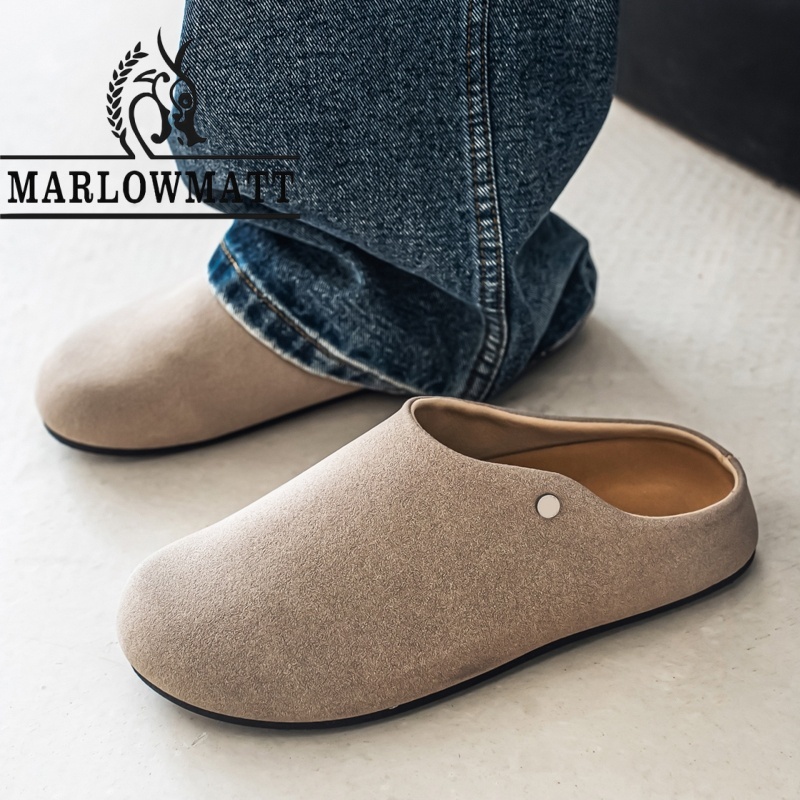 Marlowmatt รองเท้าแตะผู้ชาย 2026 กันลื่น สบาย น้ำหนักเบา ระบายอากาศ