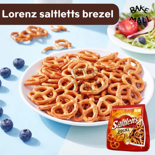 Lorenz saltletts brezel ขนมปังอบกรอบรสเกลือ 150 กรัม ลอเรนซ์ ซอลต์เลท เบรทเซล ขนมเพรทเซล กรอบอร่อย รสชาติเค็ม อร่อย