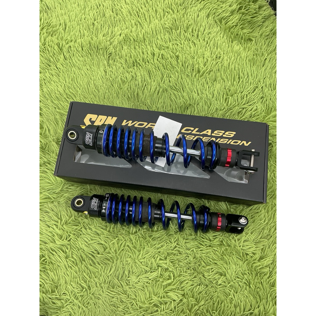 โช้คSPN V-ADJUST N-MAX ทุกรุ่น สีดำ/น้ำเงินแก้ว/แดงแก้ว/ส้มโอลิน/เขียวในตรอน [ตระกร้าบริษัท]