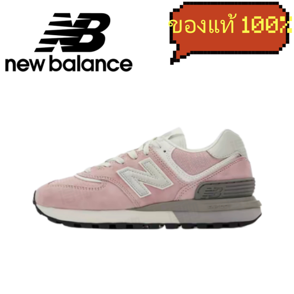 New Balance NB 574 PINK รองเท้าเกี่ยวกันเรียบง่ายเข้ากับทุกลุค แฟชั่นทันสมัย น้ำหนักเบากันลื่นทนทาน 