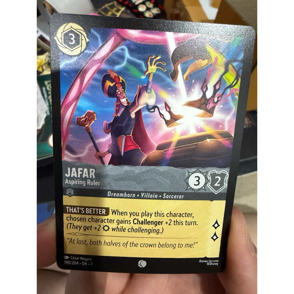 Disney Lorcana - 190/204 EN7 Jafar Aspiring Ruler - Common