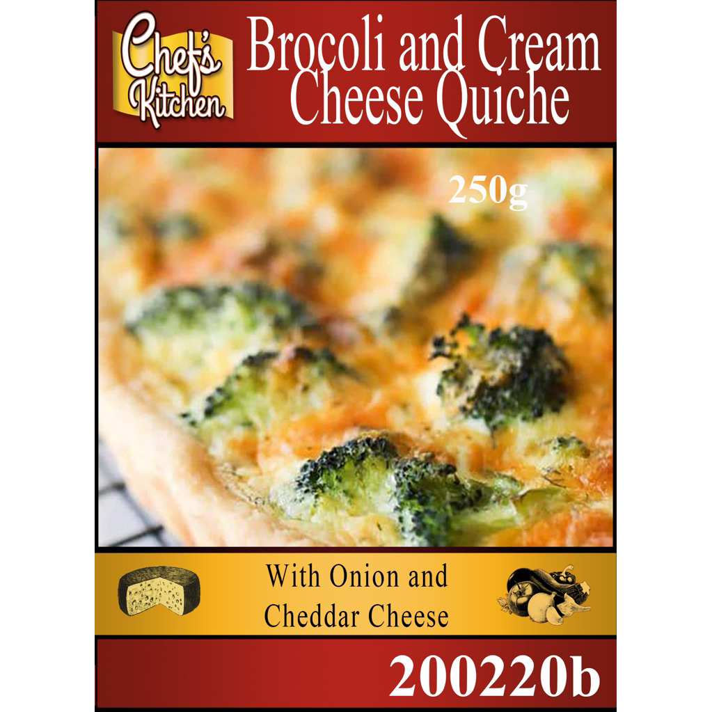 Quiche Broccoli and Cream Cheese 250g x2