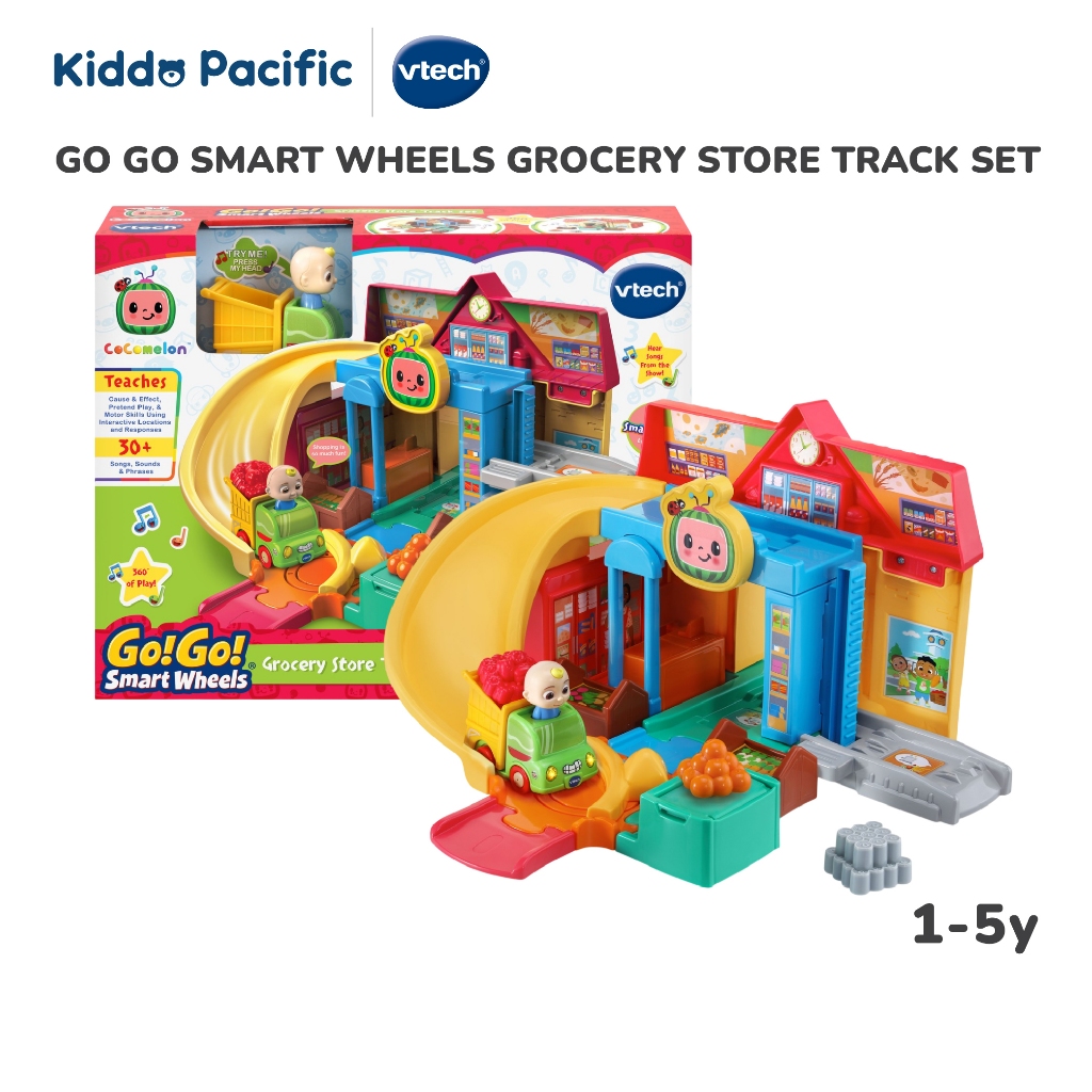 VTECH COCOMELON GO GO SMART WHEELS GROCERY STORE TRACK SET ของเล่น