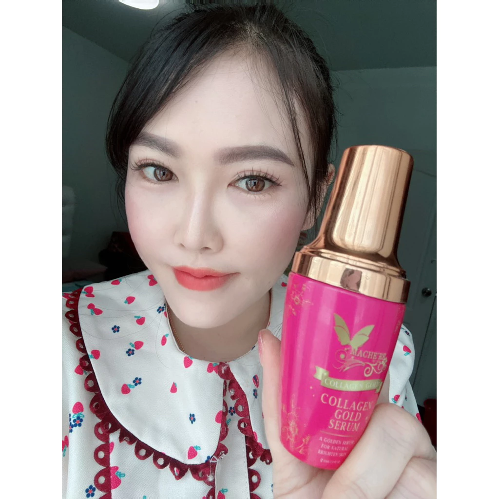 ล็อตใหม่ เพิ่มปริมาน 35 ml. จำนวนจำกัด!! คอลลาเจนทองคำมาเชอรี่ของแท้ 100% สกินแคร์ Skincare บำรุง ผิวหน้า thumbnail 4