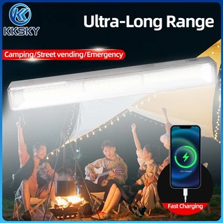 KKSKY ไฟฉุกเฉินพกพา หลอดไฟไร้สาย พกพาสะดวก มีแม่เหล็กติดผนัง LED IP67 กันน้ำ ไฟกลางคืน ไฟข้างเตียง แบบชาร์จไฟ USB ไฟฉาย