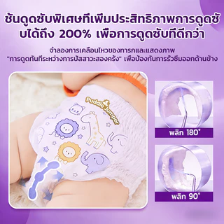 【ซื้อ 1 แถม 1】 ผ้าอ้อม ผ้าอ้อมเด็ก แพมเพิสเด็ก ผ้าอ้อมกางเกง 50ชิ้น เนื้อผ้านุ่มละเอียด ระบายอากาศดี สำหรับทารกทุกเพศ