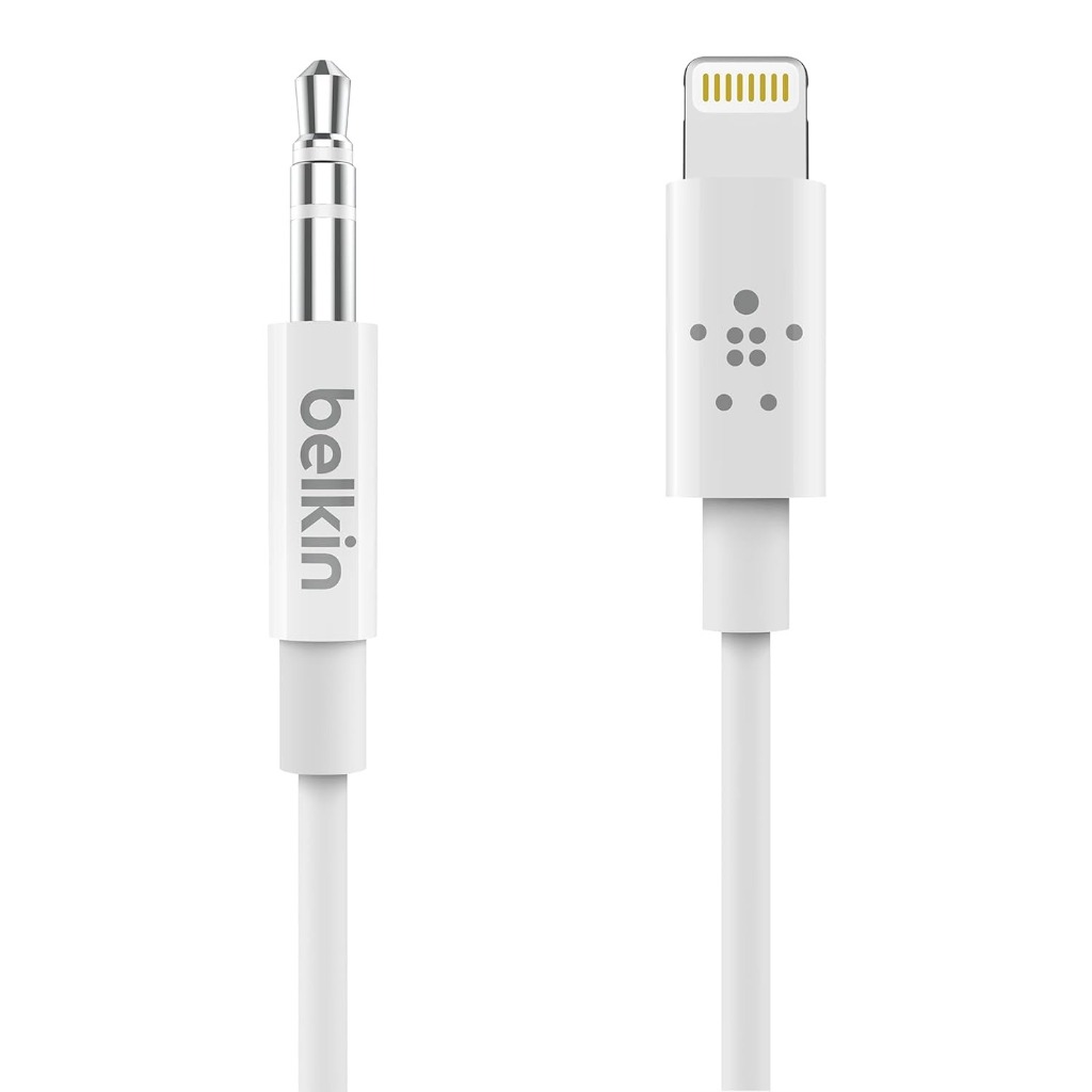 Belkin สายสัญญาณเสียง 3.5 mm Audio to Lightning (สายแปลง Lightning เป็นแจ็ค 3.5 มม.) รุ่น AV10172