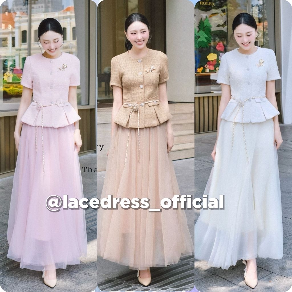 The gallery ●ชุดเซ็ตเสื้อผ้าทวิตนุ่ม+กระโปรงมุ้ง