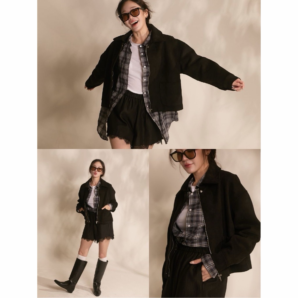Menar Wendy Black Jacket ใส่1 ครั้ง