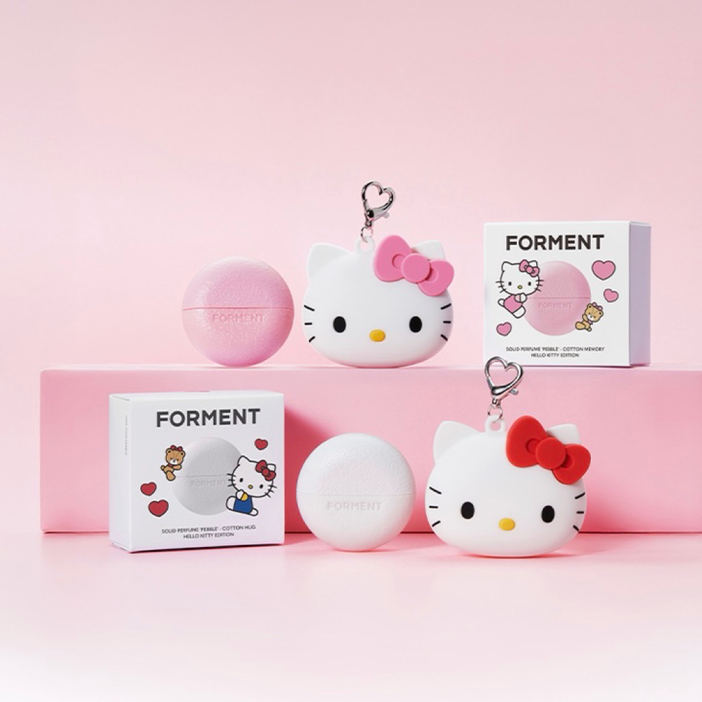 [Forment x Hello Kitty] Solid Perfume คีย์ริงน้ำหอมพกพา | น้ำหอมครีม กลิ่นหอมติดทน พกง่าย น่ารัก ของ