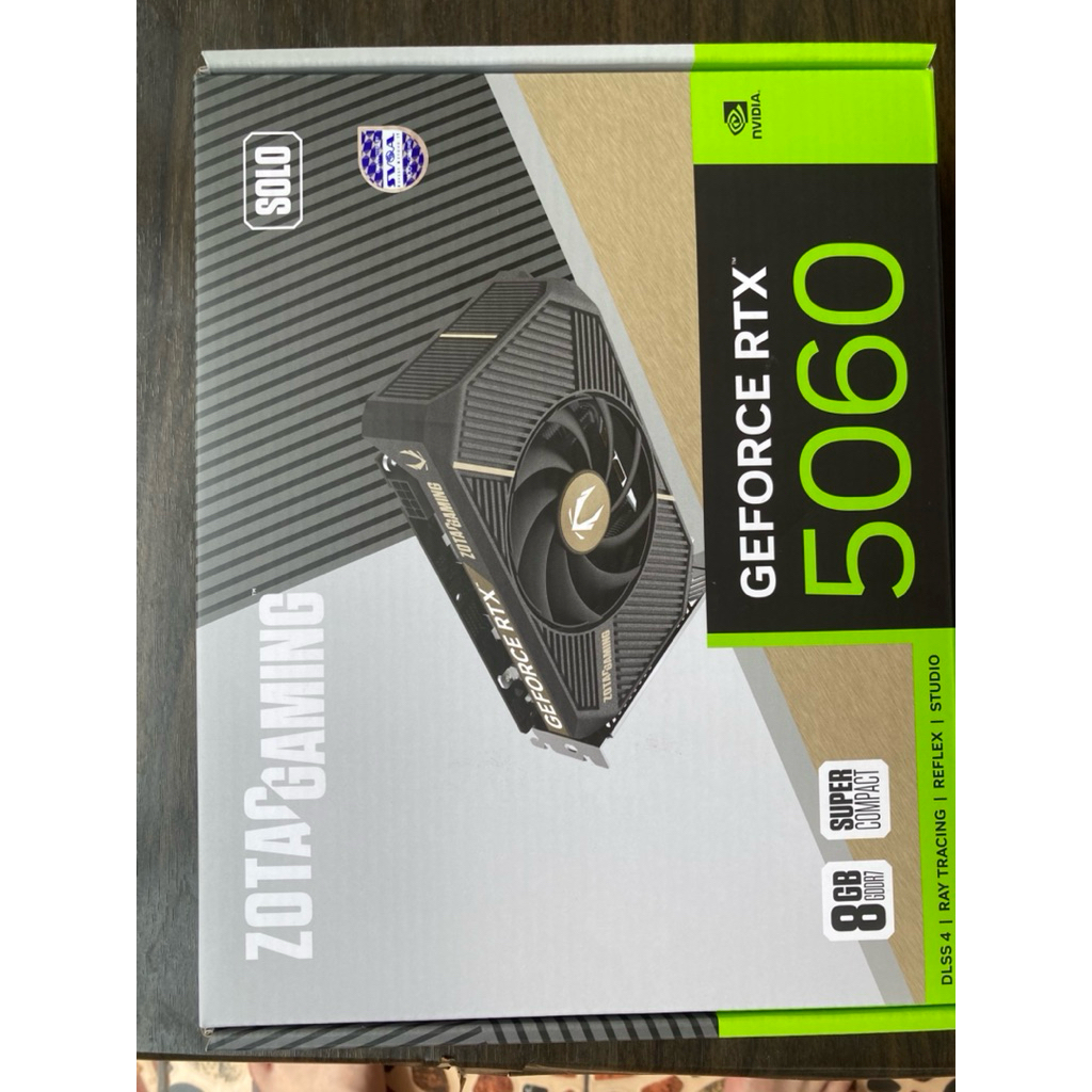 zotac gaming rtx5060 solo 8gb/gddr7 ของใหม่ ประกัน svoa 4/2029