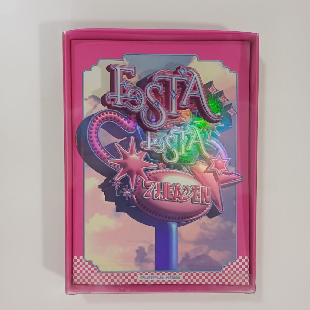 อัลบั้ม มือสอง PURPLE KISS 1st Single Album [FESTA] "7HEAVEN"