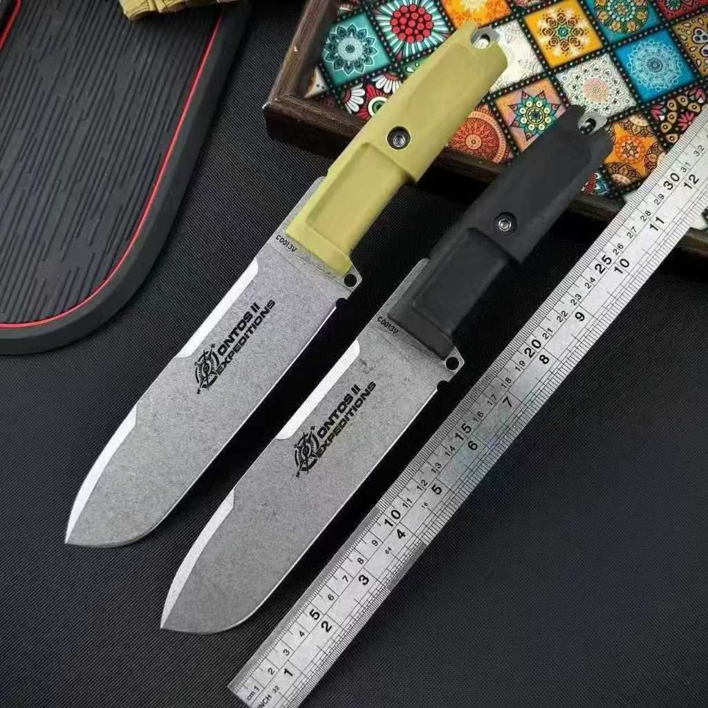 Extrema Ratio - มีดตรงยุทธวิธี Ontos II วัสดุเหล็ก: Böhler N690 วัสดุก้าน Forprene