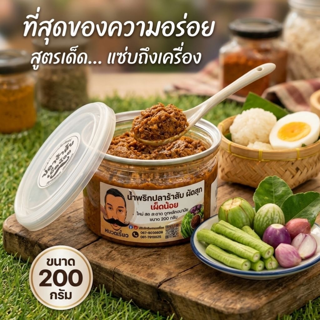 🐟ปลาร้าสับผัดสุก(เผ็ดน้อย)🐟ปลาร้าบองผัดสุก(เผ็ดแซ่บ) ถึงเครื่องสมุนไพร พร้อมทาน