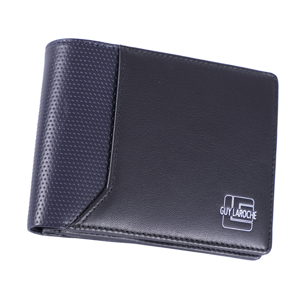 Guy Laroche กระเป๋าสตางค์หนัง สามทาง สีกรมท่า รุ่น MGW08423S6NVW