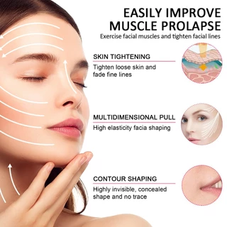 EELHOE สติกเกอร์หน้าเรียว Face Tape Lifting ยกกระชับ Double Chin Lifting แปะหน้าเรียว