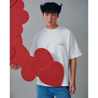 maison KEEPS | The Oversized Adore Outline Tee | Unisex | เสื้อยืดทรง oversized ผ้านุ่มพิเศษ