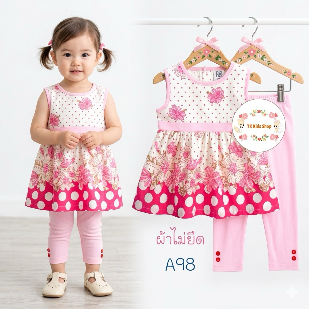 #19❤TK Kids Shop❤ชุดเด็ก 6 เดือน-2 ขวบ มีหลายแบบ