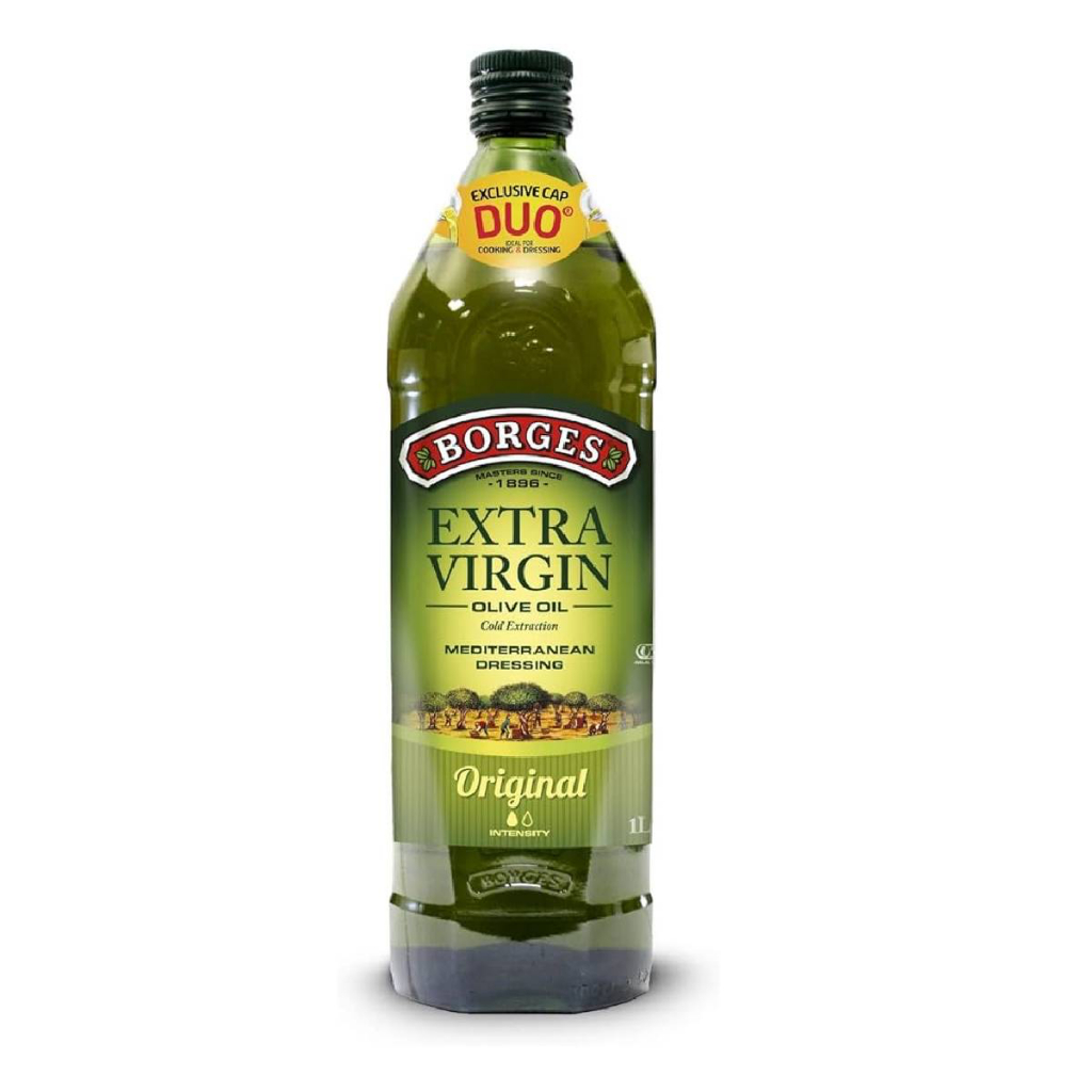 Borges Extra Virgin Olive Oil 1L บอร์เจส น้ำมันมะกอก เอ็กตร้าเวอร์จิ้น