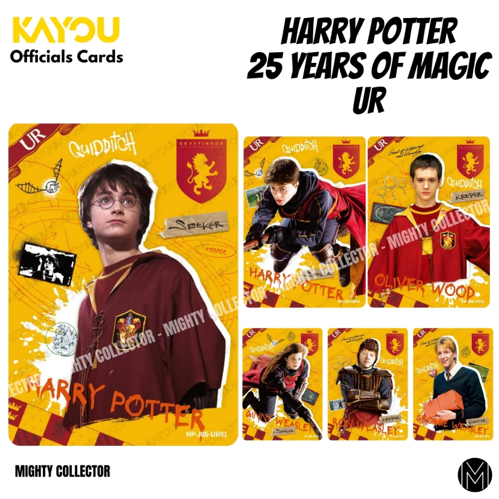 การ์ด Harry Potter 25 Years UR Cards - Kayou - 25 Years of Magic - Official Cards - แฮร์รี่ พอตเตอร์ - Like New