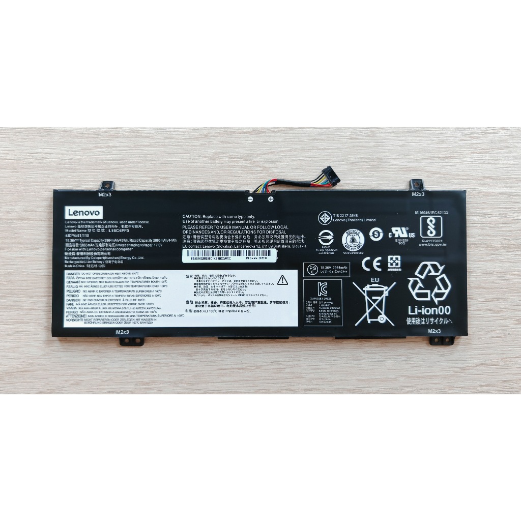 แบตเตอรี่ For Lenovo IDEAPAD S540-14IWL C340-14IWL Flex-14IWL Series L18M4PF4 L18C4PF4 L18M4PF3 L18C