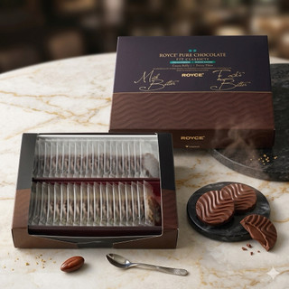 ROYCE PURE CHOCOLATE  Cacao 80% Cacao 90% (กล่องดำ)
