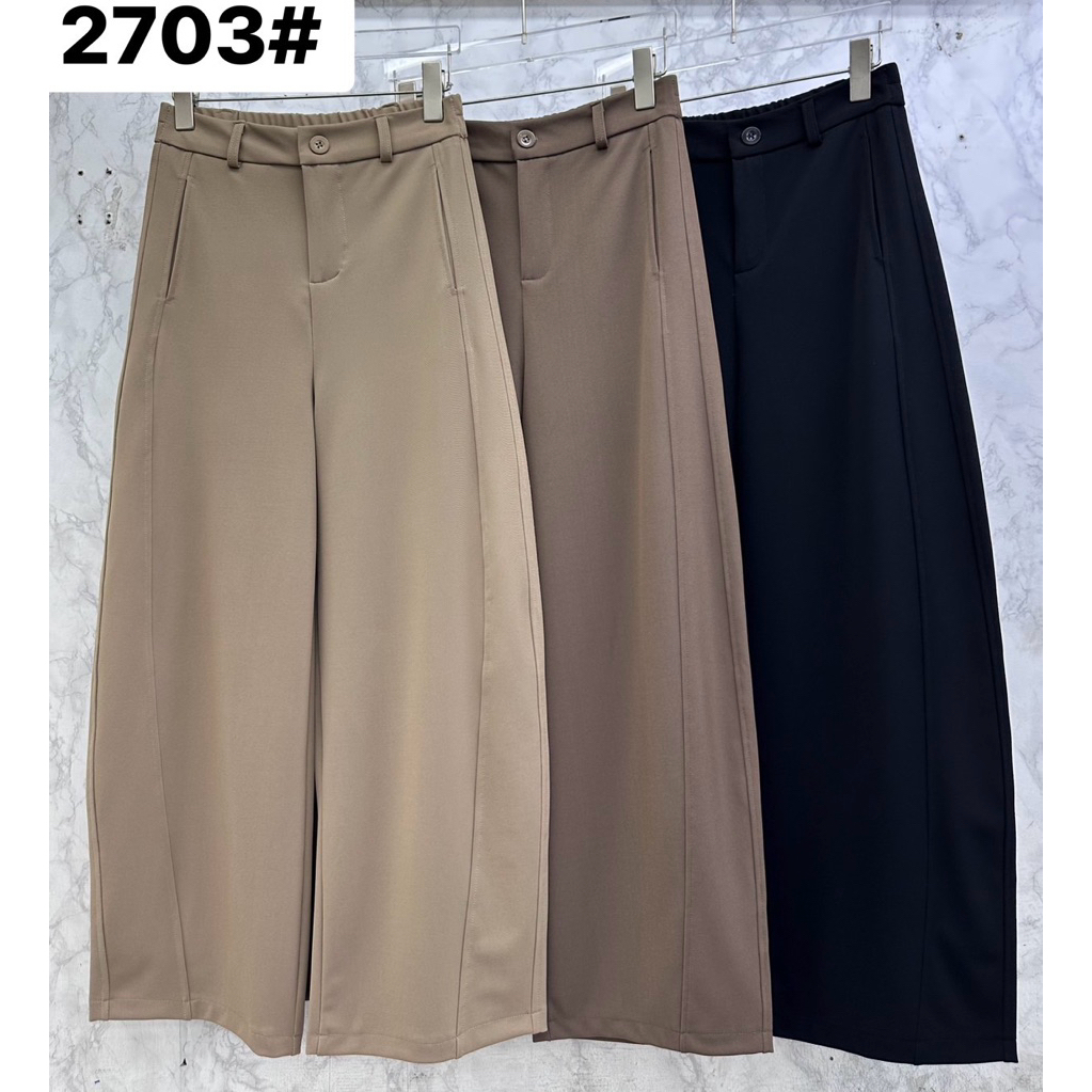 ❤️ 2703 **มีส่งด่วน** งานป้ายอินทุอร กางเกงขายาว ZARA เนื้อหนา เนื้อแพง ทรงโค้งข้าง บาเรล