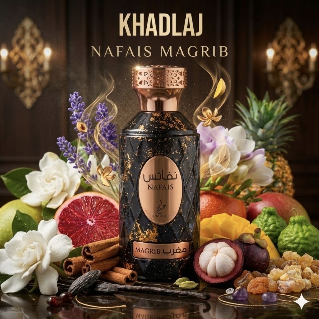 Nafais Magrib Eau de parfum 100 ml Khadlaj แท้💯