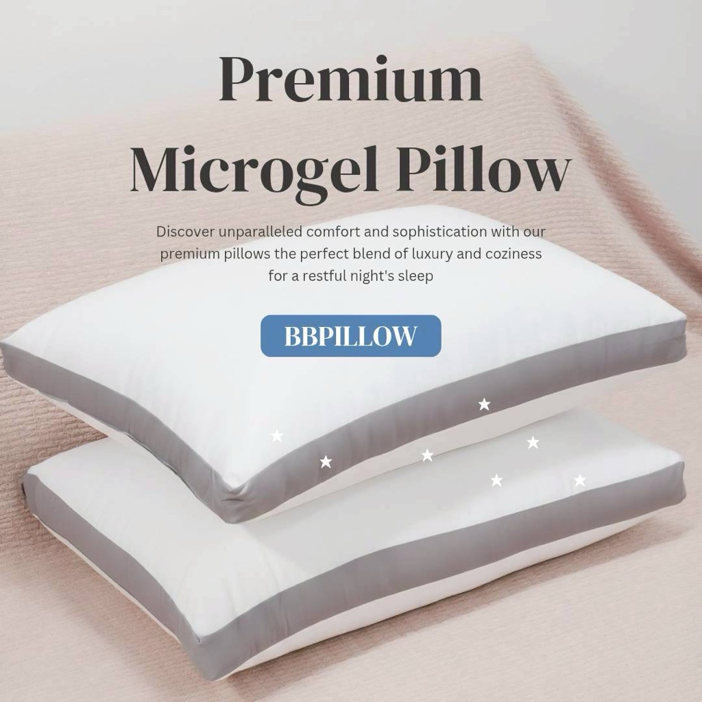 หมอนหนุน Microgel รุ่นยกขอบ