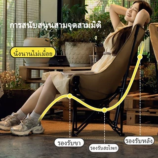 เก้าอี้กลางแจ้ง-อุปกรณ์ตกปลาและแค้มปิ้ง-เก้าอี้ปิคนิคพับได้-รับน้ำหนักได้ 150 กก. พร้อมถุงเก็บของ