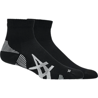 ASICS : 3013B358.001 2 PACK CUSHIONED RUN QUARTER SOCK UNISEX ถุงเท้าชายหญิง