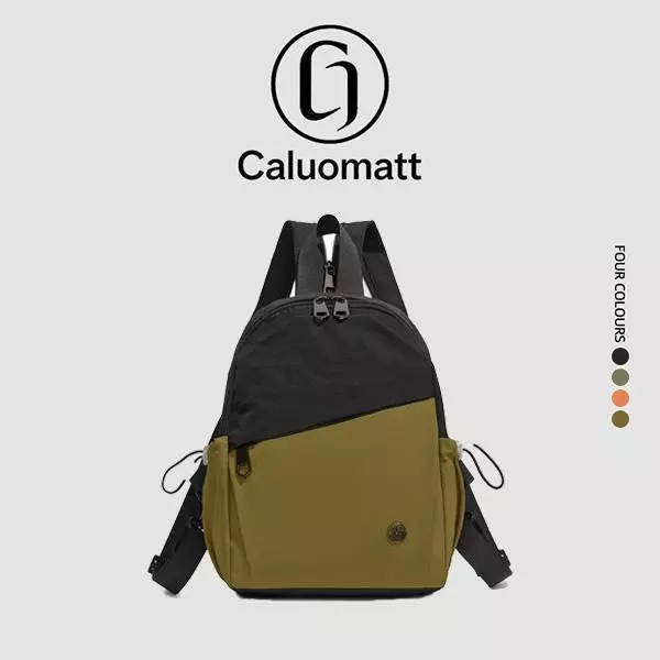【Caluomatt.TH】กระเป๋าเป้สะพายหลังผู้หญิง ใบใหญ่ ผ้าไนลอนกันน้ำ น้ำหนักเบา ทนทาน จุของได้เยอะ ใช้เรียน ใช้ทำงาน