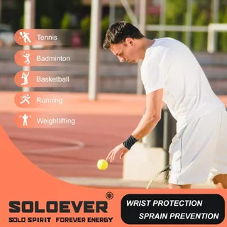 SOLOEVER สายรัดข้อมือสําหรับ สายรัดข้อมือ บรรเทาอาการปวดข้อมือ ปรับได้ ชกมวยบาสเก็ตบอลวอลเลย์บอล
