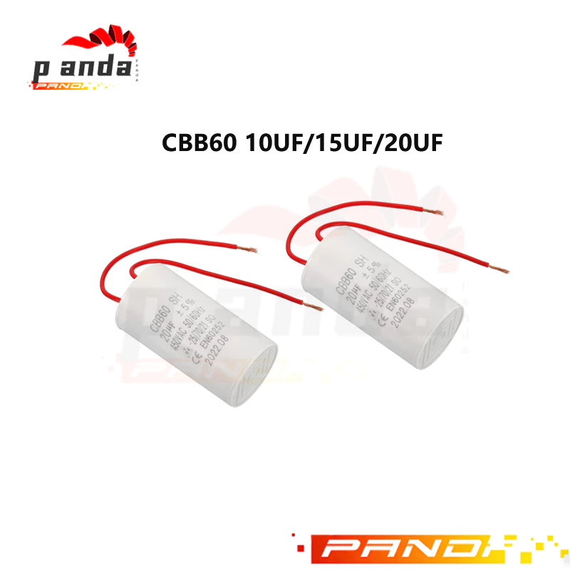 CBB60 Capacitors Motor Run For Start Water Conditioner Compressor Air Pump Machine 10uf 15uf 20uf