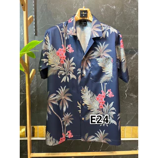 ลายมะพร้าว👕เสื้อเชิ้ต👕เสื้อฮาวาย👕ผ้าไหมอิตาลีไม่ยับไม่ร้อนไม่ต้องรีด👕แฟชั่นชาย👕แฟชั่นเกาหลี👕ร้านเสื้อผ้าผู้ชาย