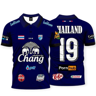 เสื้อกีฬาคอปก เสื้อกีฬาพิมพ์ลาย