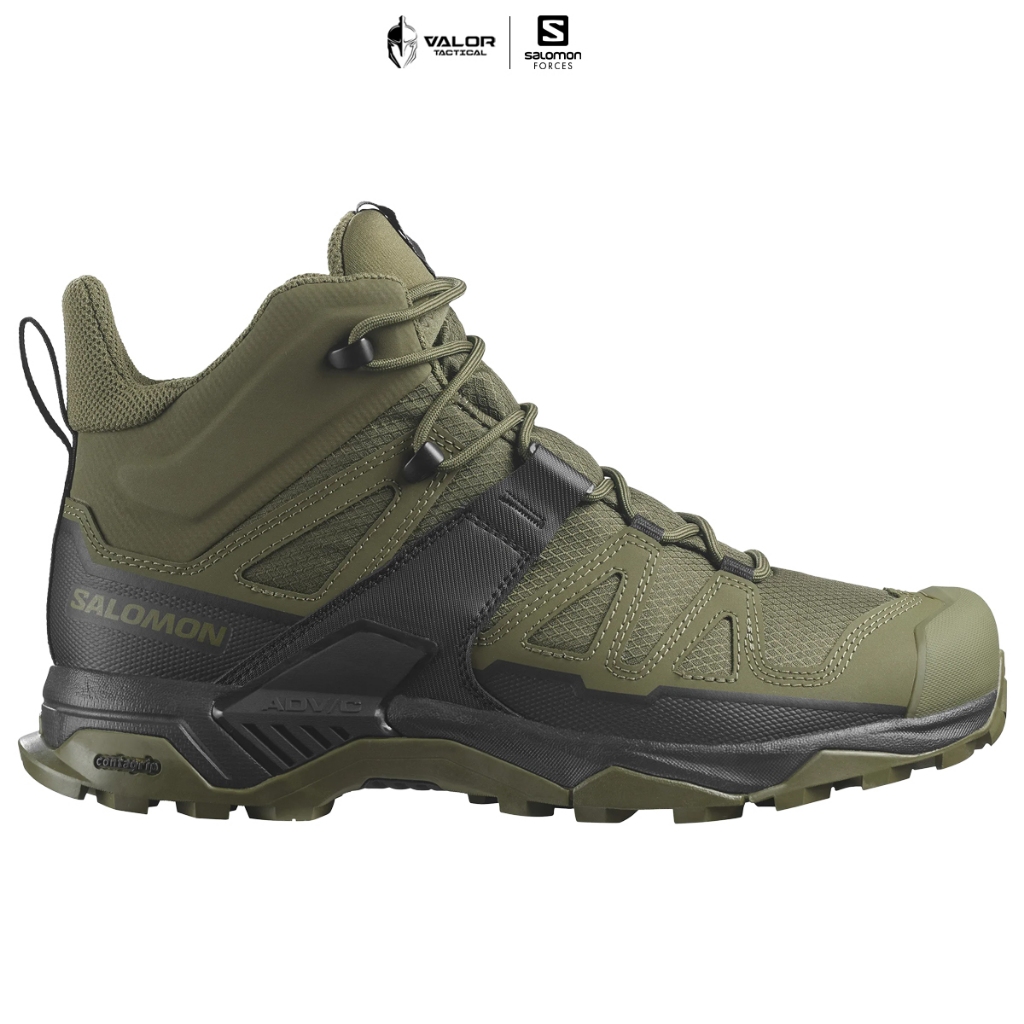 Salomon Forces - X Ultra Forces Mid [Ranger Green] รองเท้าเดินป่า รองเท้าบูททหาร พื้นหนา รองเท้าเดิน
