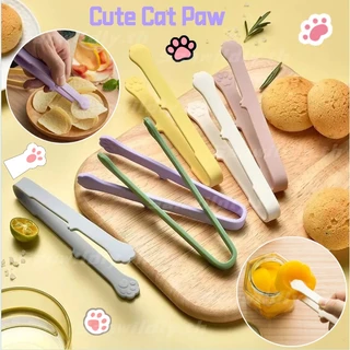 💕SW💕ที่คีบอาหาร น่ารัก อุ้งเท้าแมว ทนความร้อน สแตนเลส เครื่องครัว สําหรับบาร์บีคิว อาหาร ก้อนน้ําแข็ง แซนวิช/เครื่องครัว