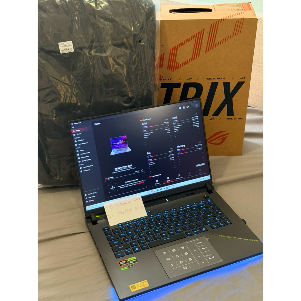 [ขาย] ASUS ROG Strix G16 R9 9955HX3D + RTX 5070 Ti 12GB + RAM 32GB/SSD 1TB