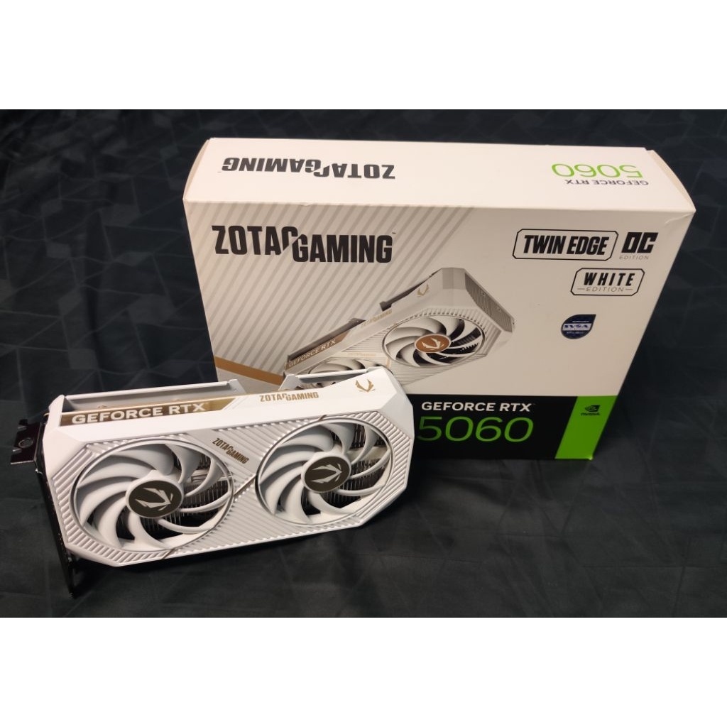 ZOTAC GAMING GEFORCE RTX 5060 TWIN EDGE OC WHITE EDITION 8GB GDDR7 (การ์ดแสดงผล) สินค้ามือสอง