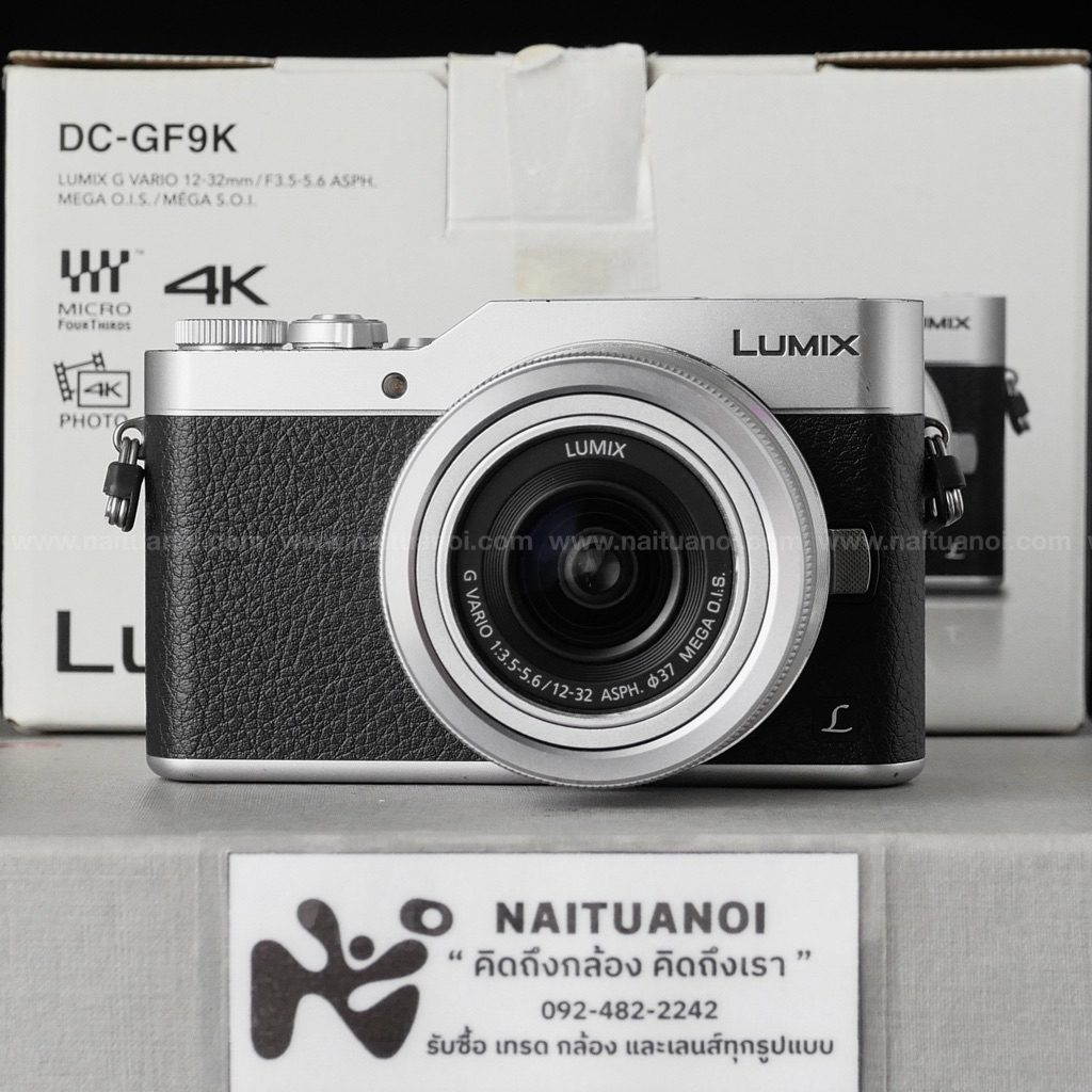 ( Used!! ) Lumix GF9 Silver + Lumix G Vario 12-32 F3.5-5.6 ASPH. Mega O.I.S. Silver < Near Mint >