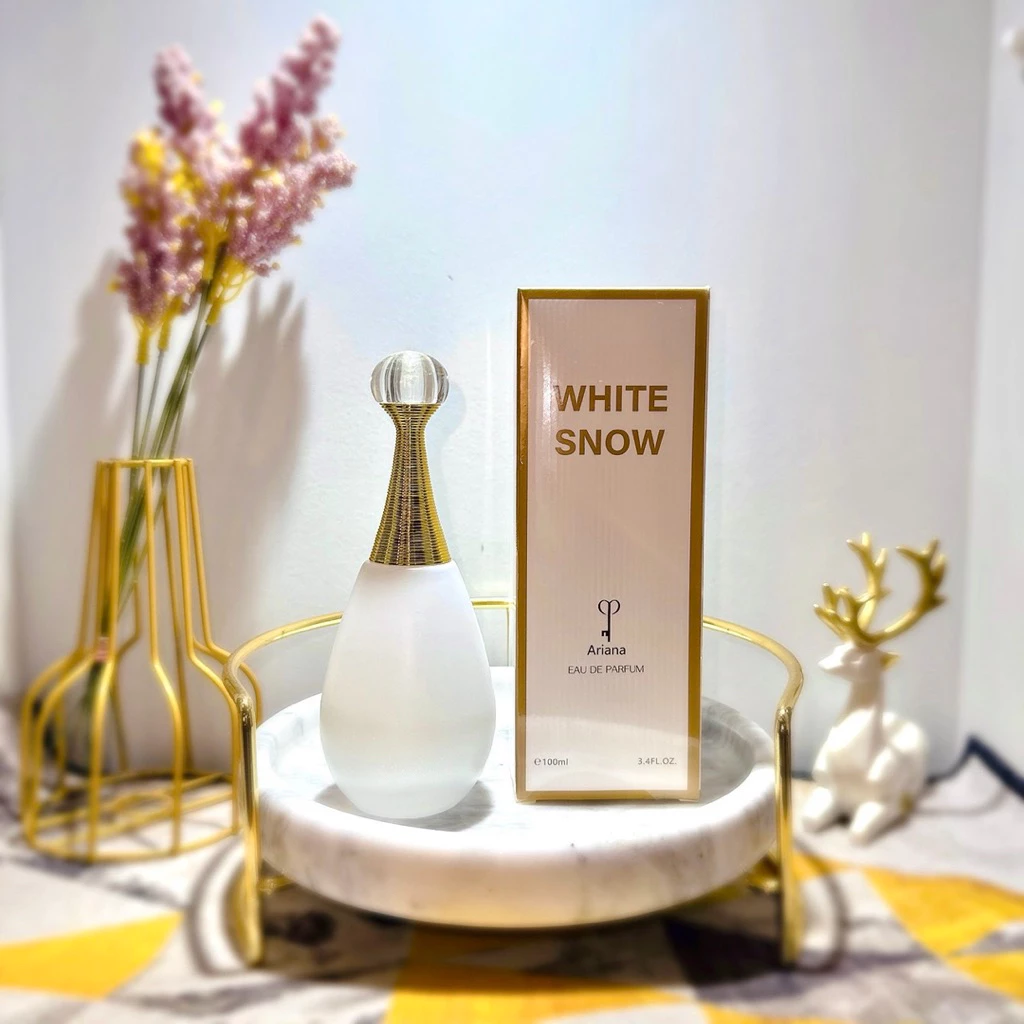 น้ำหอมเเท้นำเข้าWhite snow Ariana จาดอร์ ปาฟูม(ขาวขุ่น)100ml.⚡️ส่งไว🚚ส่งของทุกวัน