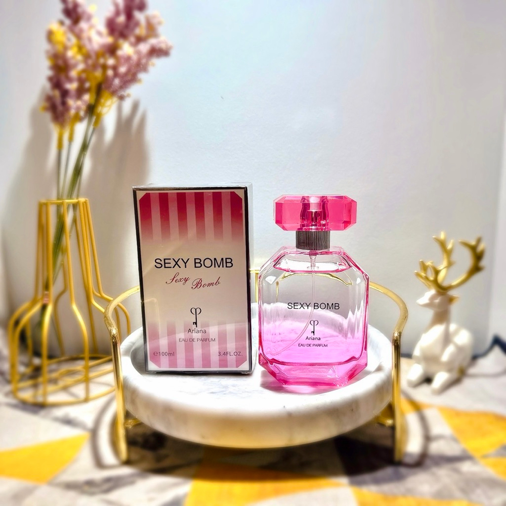 น้ำหอมแท้กลิ่นSexyBome Ariana กลิ่นเทียบบอมเชล100ml.🚚ส่งของทุกวัน⚡️ส่งไว