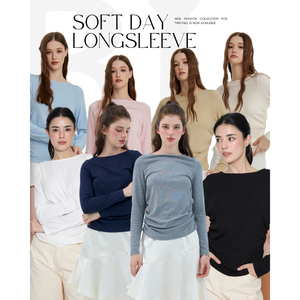 BCLS27 Soft Day Longsleeve - เสื้อแขนยาว Cotton blend