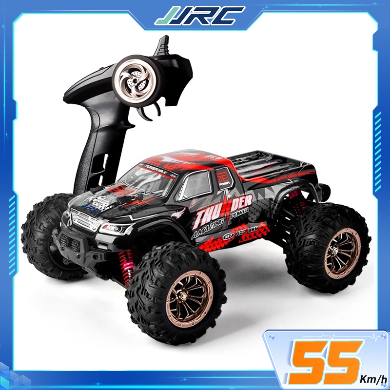 JJRC รถบังคับวิทยุ รถควบคุมระยะไกล 4WD รถบรรทุกไฟฟ้าออฟโรดอัตราส่วน1:16 2.4Ghz ความเร็ว55+ MPH